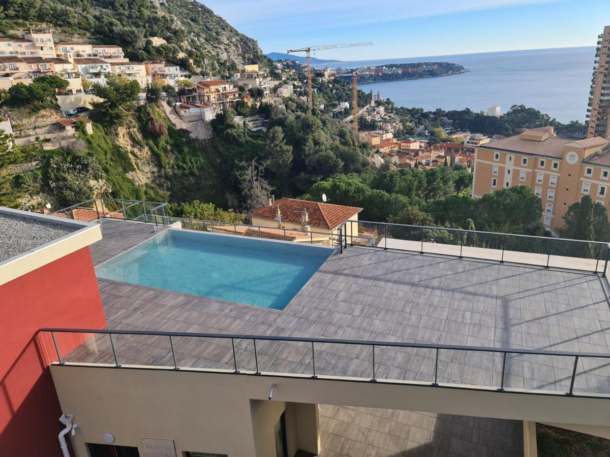 Apartamento Monaco view, pool, garage, 100 m2 terrace Beausoleil Exterior foto