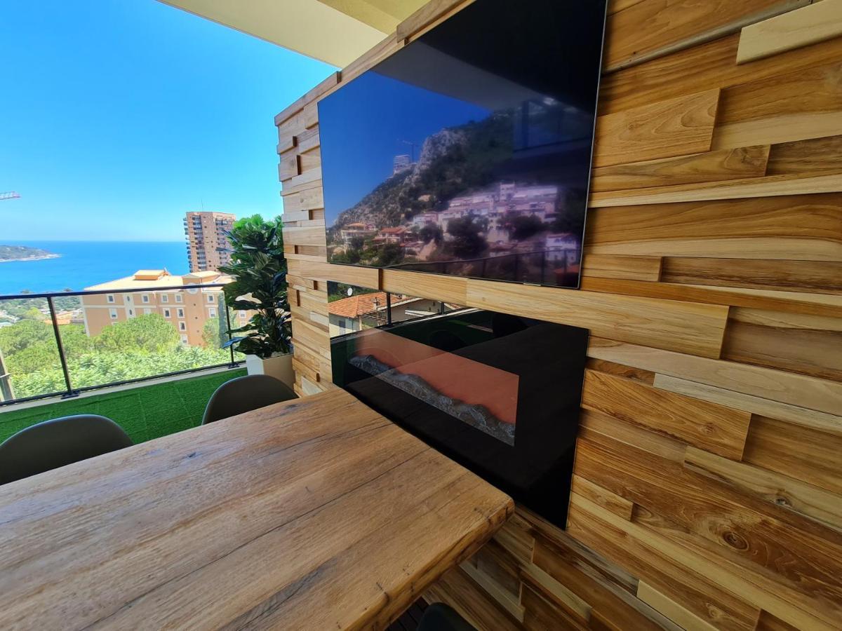 Apartamento Monaco view, pool, garage, 100 m2 terrace Beausoleil Exterior foto