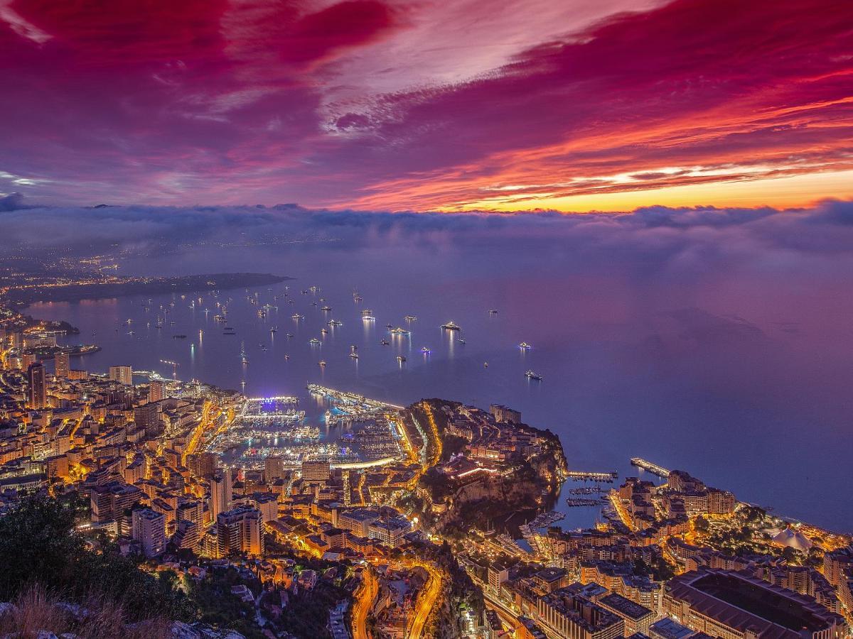Apartamento Monaco view, pool, garage, 100 m2 terrace Beausoleil Exterior foto