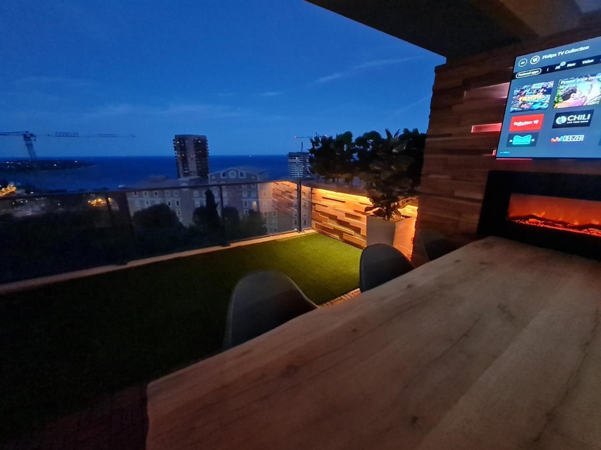 Apartamento Monaco view, pool, garage, 100 m2 terrace Beausoleil Exterior foto