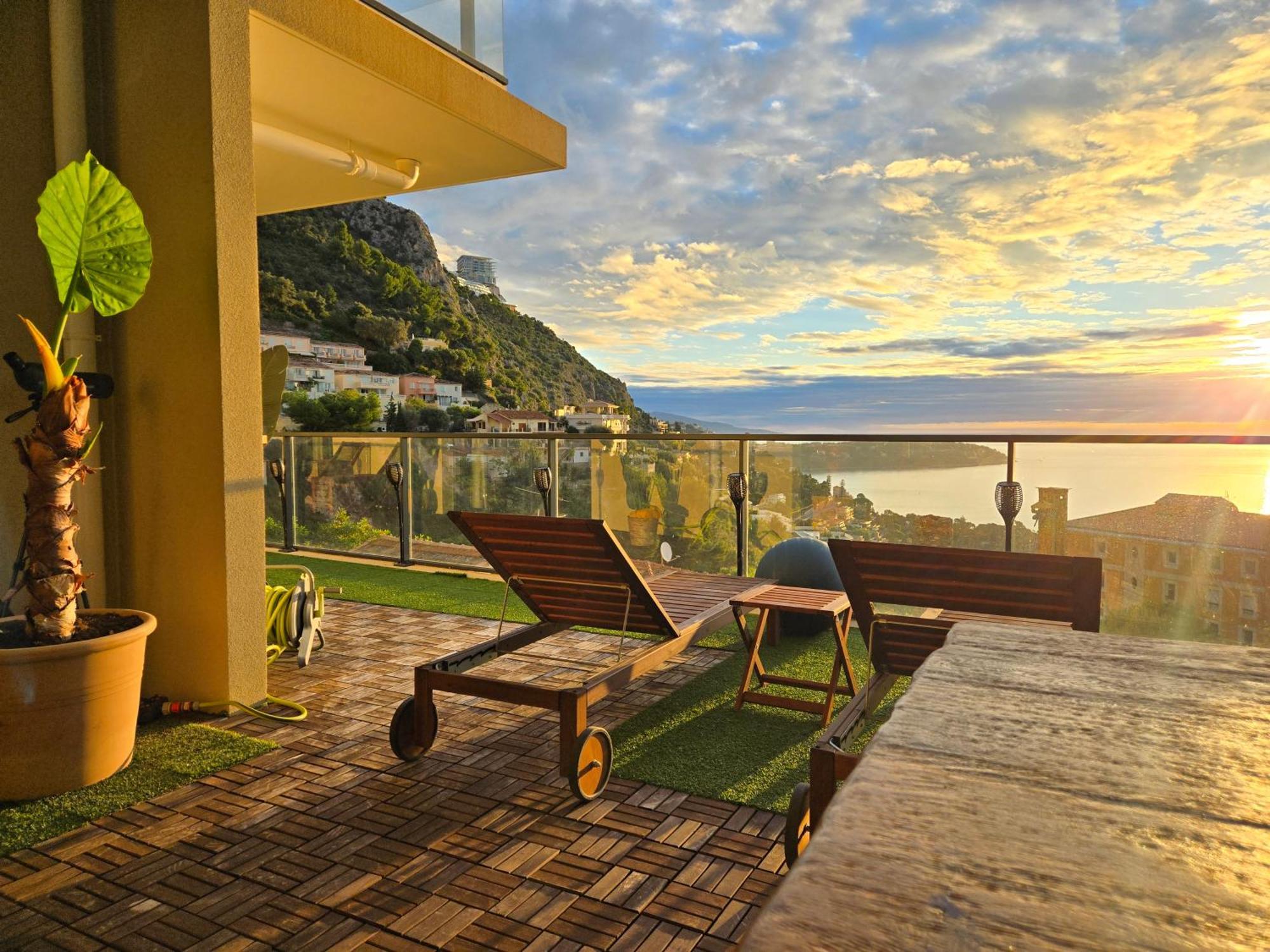 Apartamento Monaco view, pool, garage, 100 m2 terrace Beausoleil Exterior foto